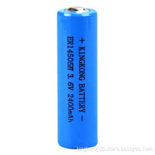 14505 Lithium-ion Rechargeable Batteries with CE/SGS Marks, 2,400mAh Capacity
